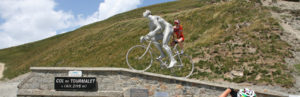 statue d'un cycliste tourmalet