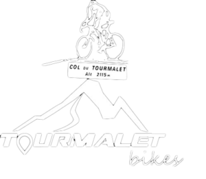 logo tourmalet bikes white